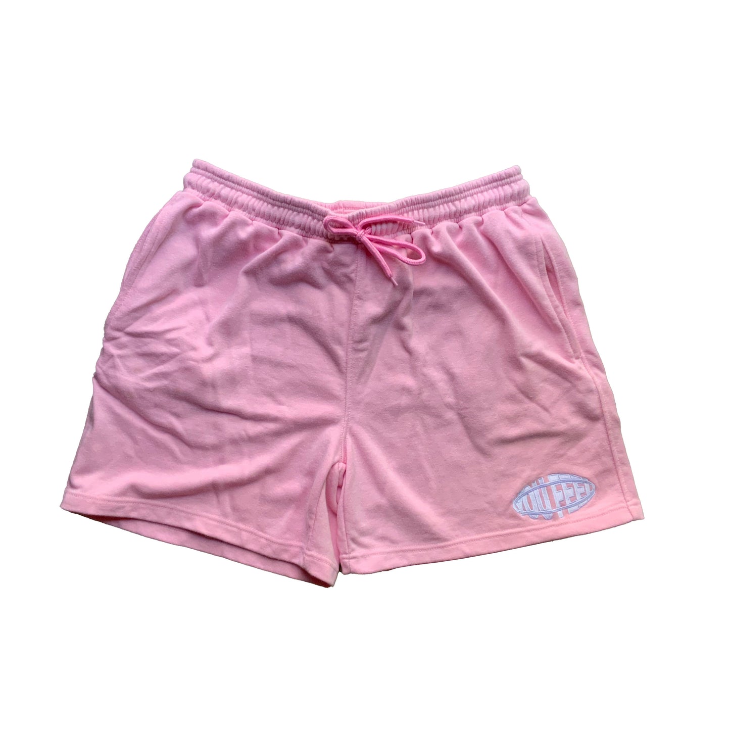 Mens French Terry Shorts Pink