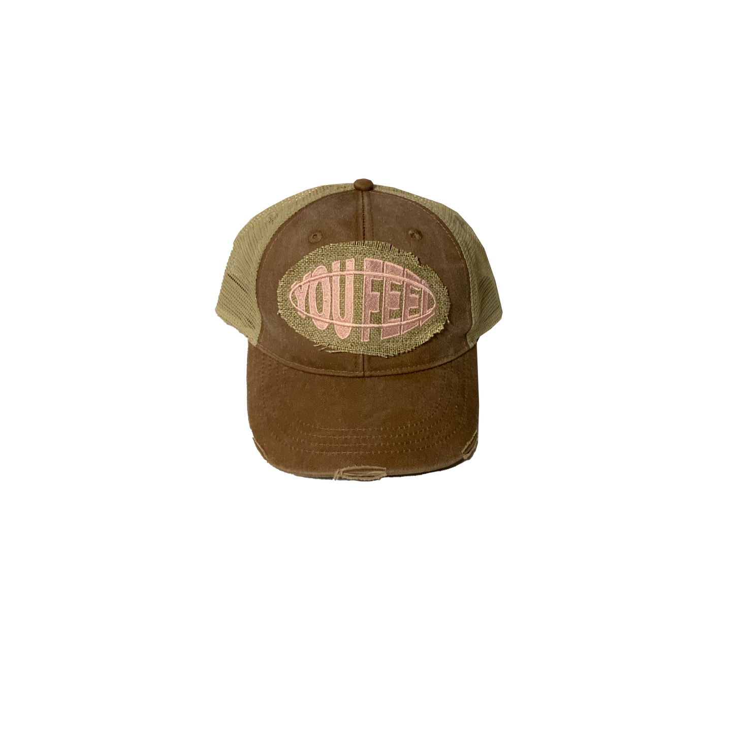 Brown Hat Pink Logo