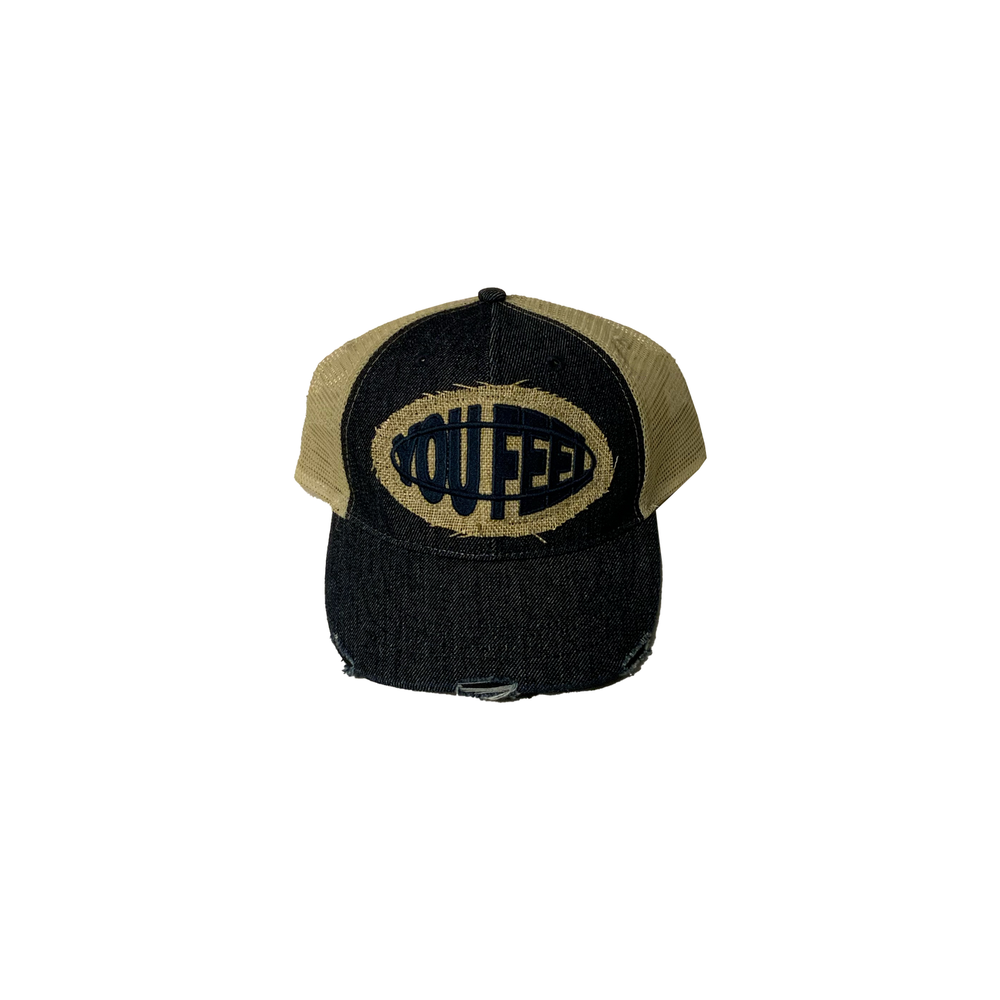 Denim Hat Navy Logo