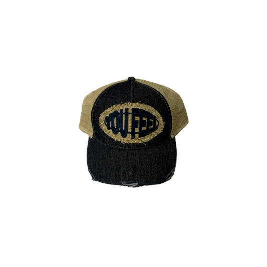 Denim Hat Navy Logo