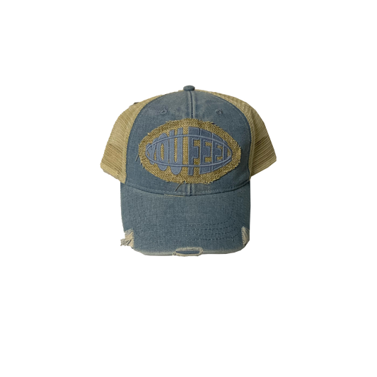 Light Denim Hat Blue Logo