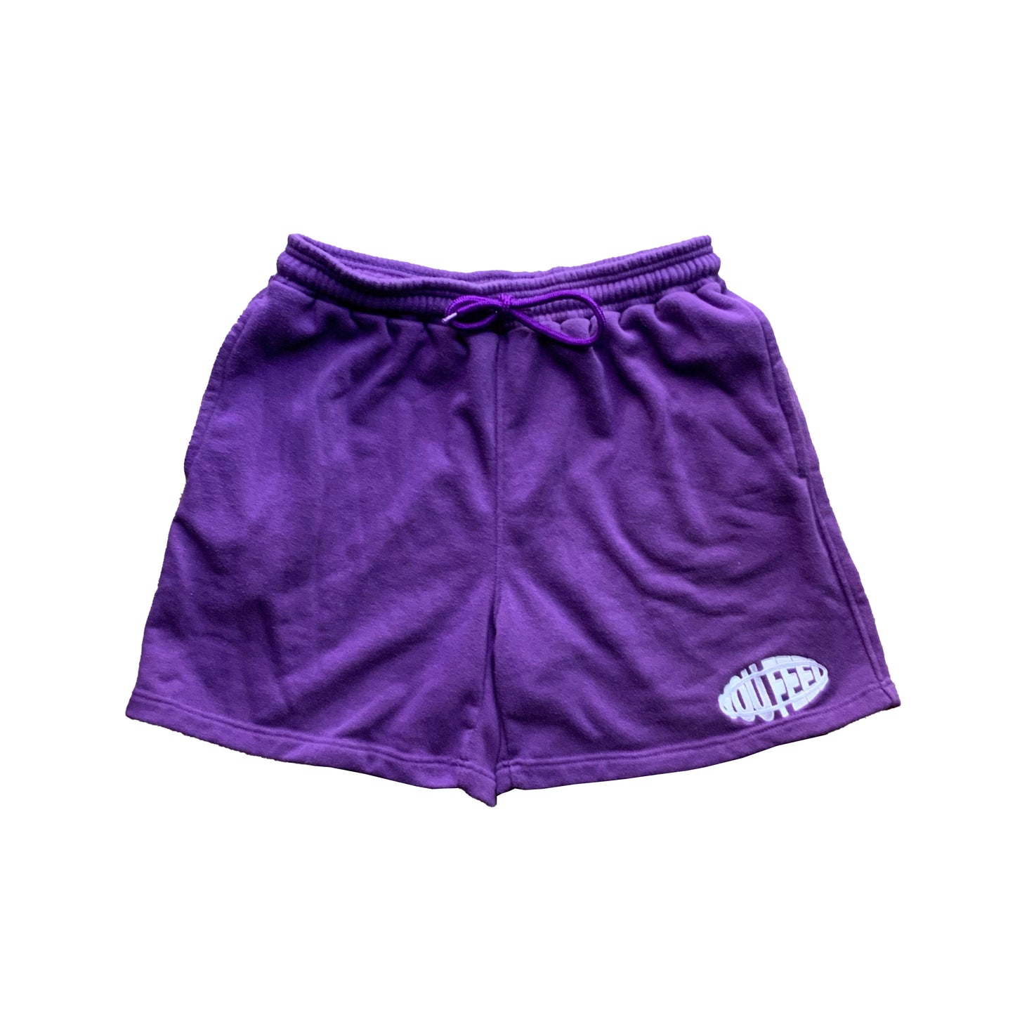 Mens French Terry Shorts Purple