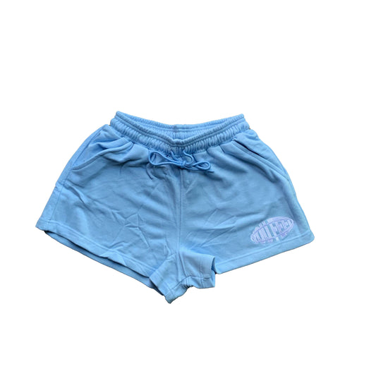 Womens French Terry Shorts Blue