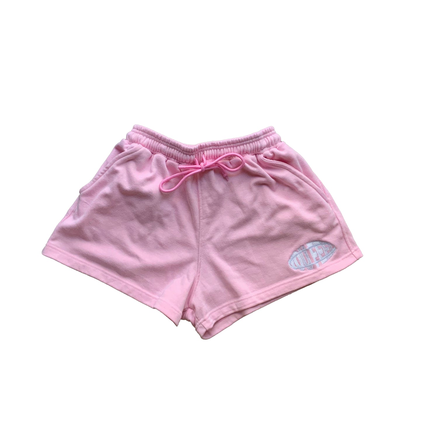 Womens French Terry Shorts Pink