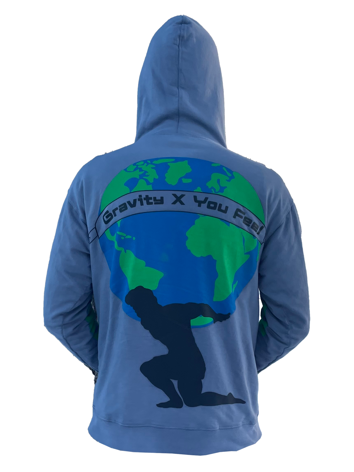 Gray Weight Of The World Hoodie